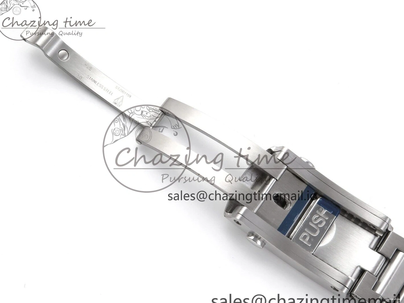 0401 Elegant Seamaster 300 Heritage SS VSF 1:1 Best Edition Blue Dial on SS Bracelet A 7701